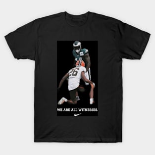 AJ Brown Dominates as Eagle T-Shirt